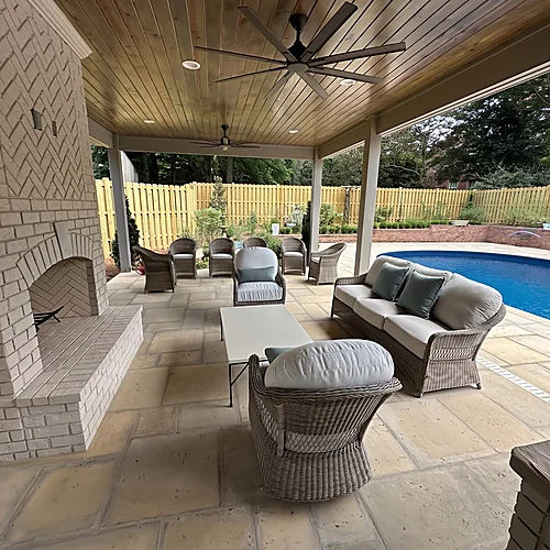 Outdoor living kitchen project image four