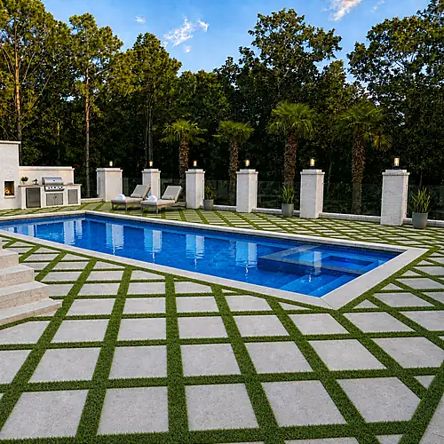 Design build pool project gallery image one