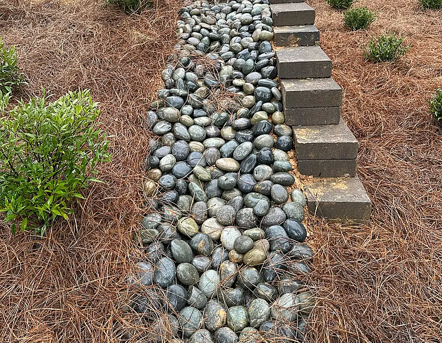 Irrigation and drainage correction with water-management detailing